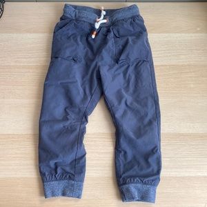 Cat & Jack Slate Blue Lined Jogger Pants Size 3T